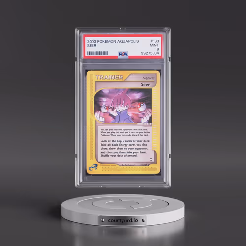 2003 Pokémon Aquapolis #133 Seer (PSA 9 MINT)