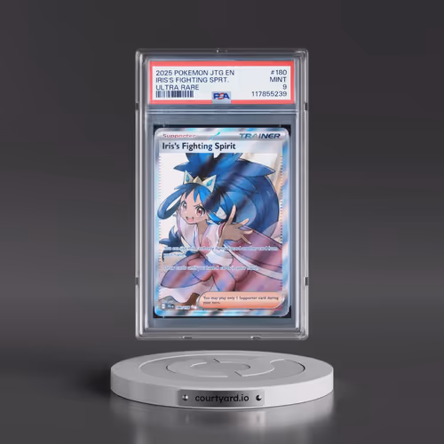 2025 Pokémon Jtg EN-Journey Together #180 Iris's Fighting Spirit - Ultra Rare (PSA 9 MINT)