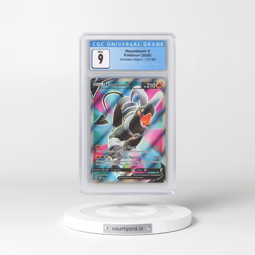 2020 Darkness Ablaze #178/189 Houndoom V - Holo (CGC 9 MINT)