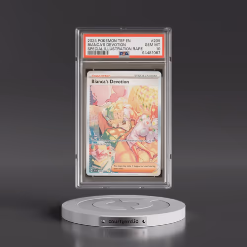 2024 Pokémon Tef EN-Temporal Forces #209 Bianca's Devotion - Special Illustration Rare (PSA 10 GEM M