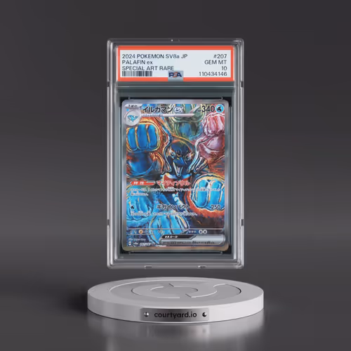2024 Pokémon Sv8a-Terastal Fest EX #207 Palafin EX - Holo Special Art Rare (PSA 10 GEM MINT)