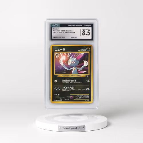 2000 Gold, Silver, to a New World #215 Sneasel (CGC 8.5 NM-MT+)