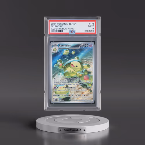 2024 Pokémon Tef EN-Temporal Forces #171 Reuniclus - Illustration Rare (PSA 9 MINT)
