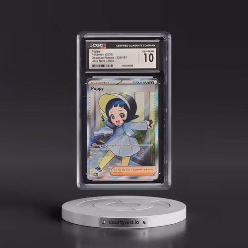 2023 Pokémon Obf EN-Obsidian Flames #220 Poppy - Ultra Rare (CGC 10 GEM MINT)
