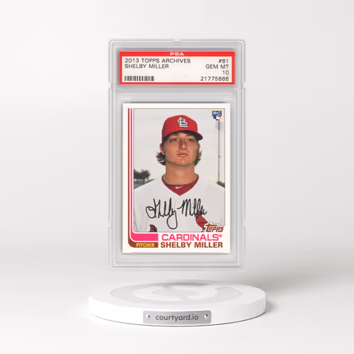 2013 Topps Archives #61 Shelby Miller (PSA 10 GEM MINT)