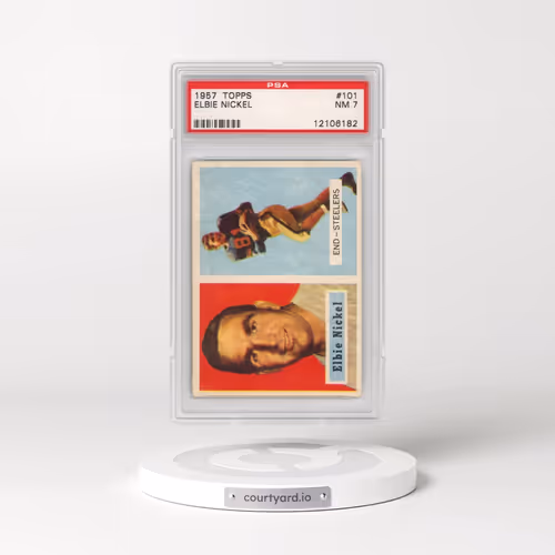 1957 Topps #101 Elbie Nickel (PSA 7 NM)