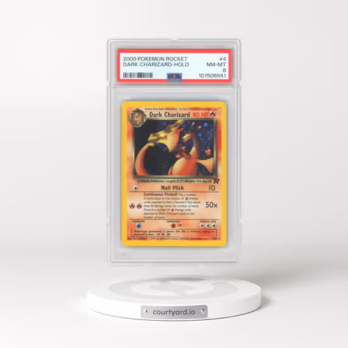 2000 Pokémon Rocket #4 Dark Charizard - Holo (PSA 8 NM-MT)