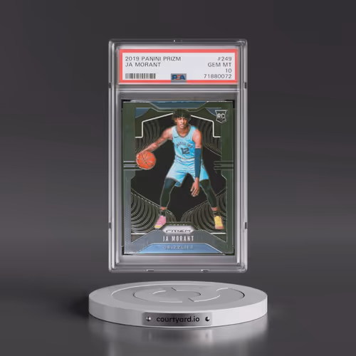 2019 Panini Prizm #249 Ja Morant (PSA 10 GEM MINT)
