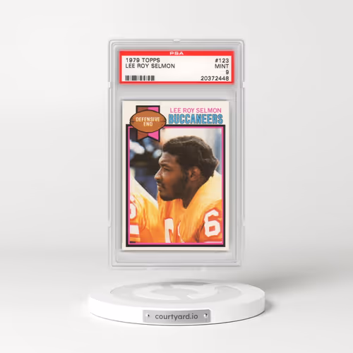 1979 Topps #123 Lee Roy Selmon (PSA 9 MINT)