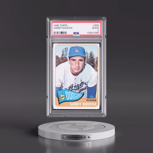 1965 Topps #300 Sandy Koufax (PSA 2 GOOD)