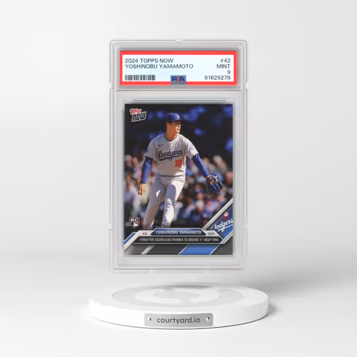 2024 Topps Now #42 Yoshinobu Yamamoto (PSA 9 MINT)