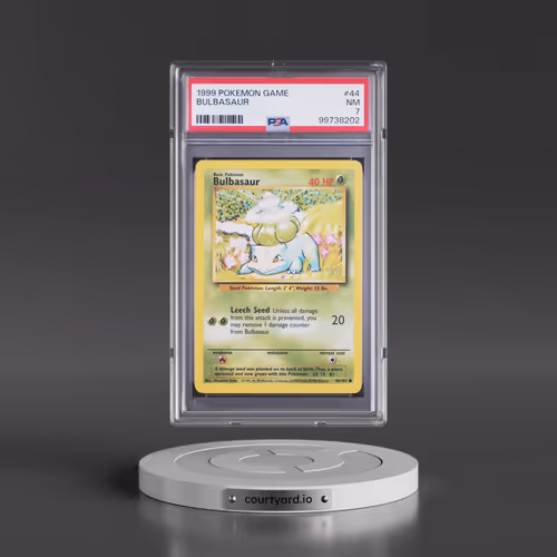 1999 Pokémon Game #44 Bulbasaur (PSA 7 NM)