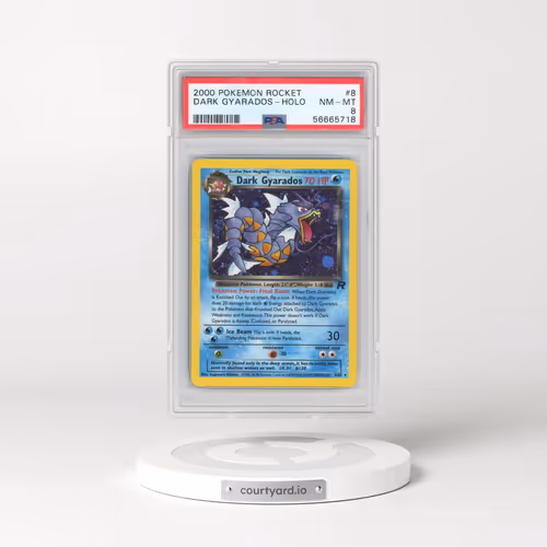 2000 Pokémon Rocket #8 Dark Gyarados - Holo (PSA 8 NM-MT)