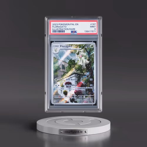 2023 Pokémon Pal EN-Paldea Evolved #197 Floragato - Illustration Rare (PSA 9 MINT)