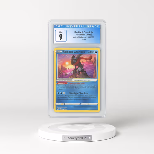 2022 Astral Radiance #46 Radiant Greninja (CGC 9 MINT)