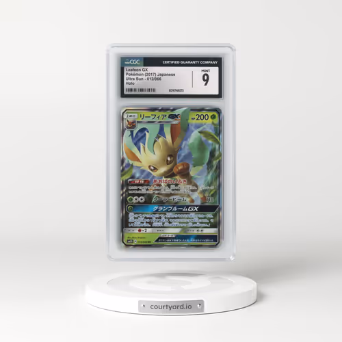 2017 Ultra Sun #012/066 Leafeon GX - Holo (CGC 9 MINT)