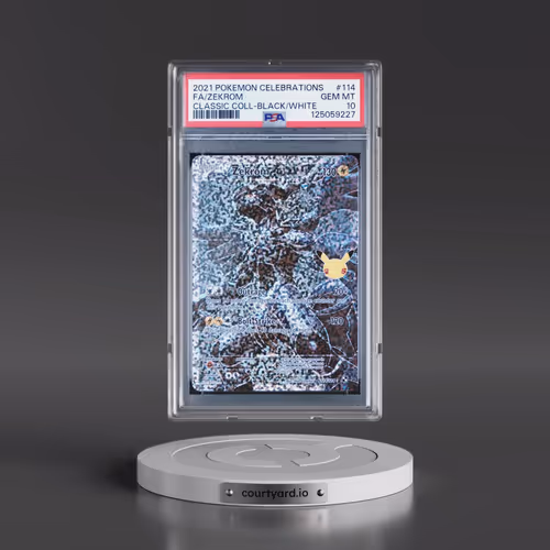 2021 Pokémon Celebrations Classic Collection #114 Zekrom - Full Art (PSA 10 GEM MINT)