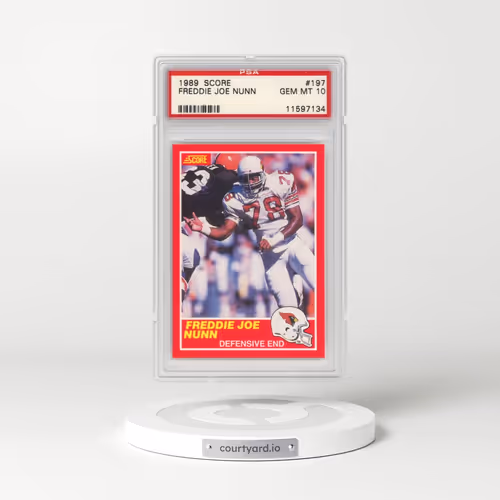 1989 Score #197 Freddie Joe Nunn (PSA 10 GEM MINT)