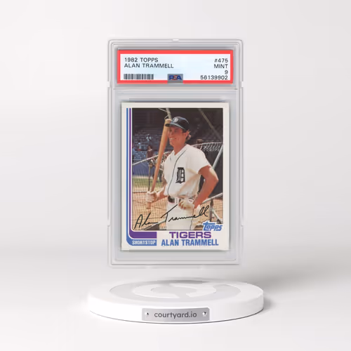 1982 Topps #475 Alan Trammell (PSA 9 MINT)