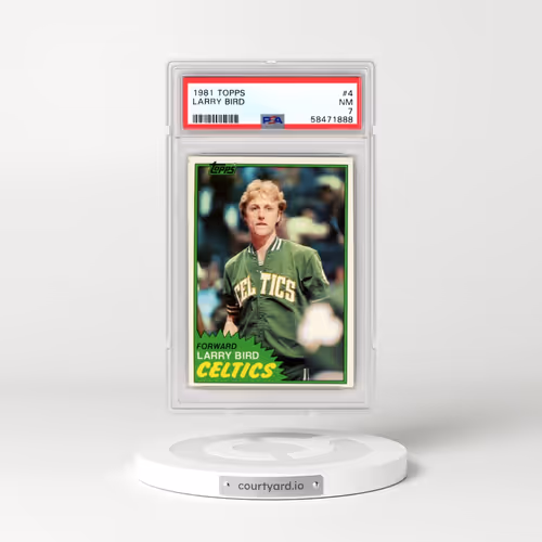 1981 Topps #4 Larry Bird (PSA 7 NM)
