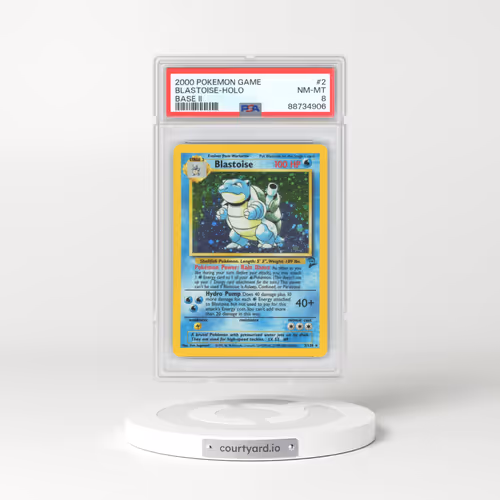 2000 Base Set 2 #2 Blastoise - Holo (PSA 8 NM-MT)