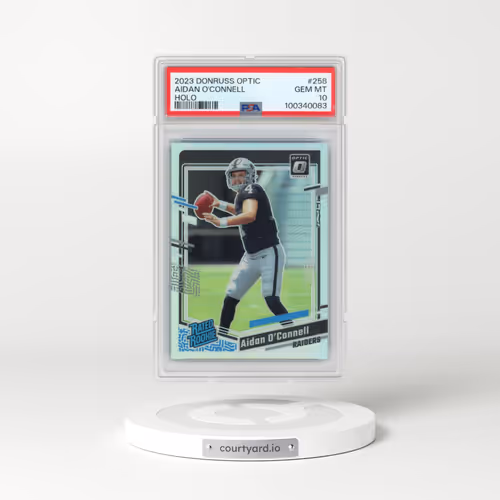 2023 Panini Donruss Optic #258 Aidan O'Connell - Holo (PSA 10 GEM MINT)