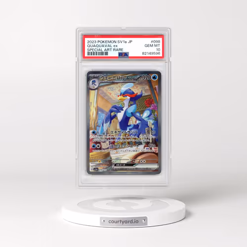 2023 Pokémon Sv1a-Triplet Beat #098 Quaquaval EX - Holo Special Art Rare (PSA 10 GEM MINT)