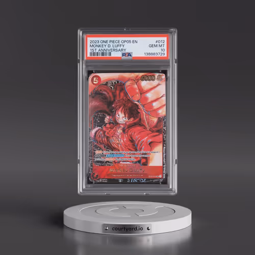 2023 One Piece OP05-Awakening of the New Era #012 Monkey D. Luffy - 1st Anniversary (PSA 10 GEM MINT