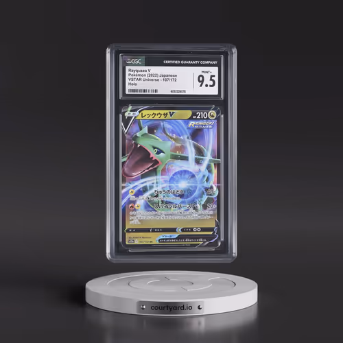 2022 VSTAR Universe #107/172 Rayquaza V - Holo (CGC 9.5 MINT+)