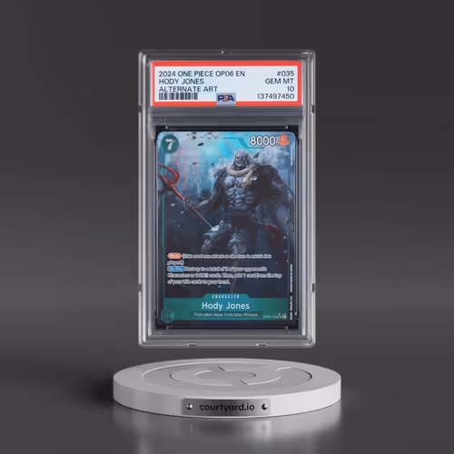 2024 One Piece OP06-Wings of the Captain #035 Hody Jones - Alternate Art (PSA 10 GEM MINT)
