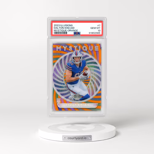 2023 Panini Illusions Mystique #7 Dalton Kincaid - Orange (PSA 10 GEM MINT)
