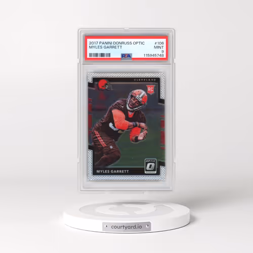 2017 Panini Donruss Optic #106 Myles Garrett (PSA 9 MINT)