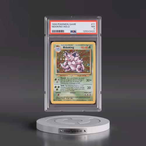 1999 Pokémon Game #11 Nidoking - Holo (PSA 7 NM)