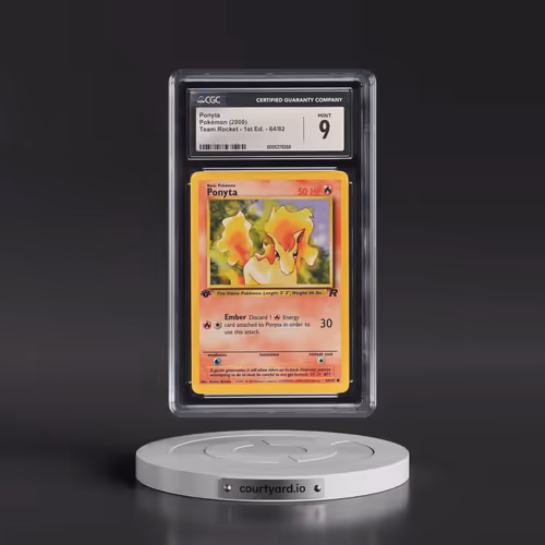 2000 Team Rocket #64/82 Ponyta - 1st Edition 1st Edition (CGC 9 MINT)