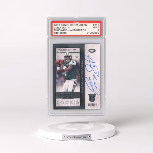2013 Panini Contenders #211 Geno Smith - Variation-Autograph (PSA 9 MINT)