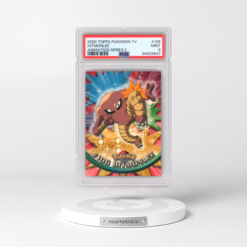 2000 Topps Pokémon TV Animation Series 2 #106 Hitmonlee (PSA 9 MINT)