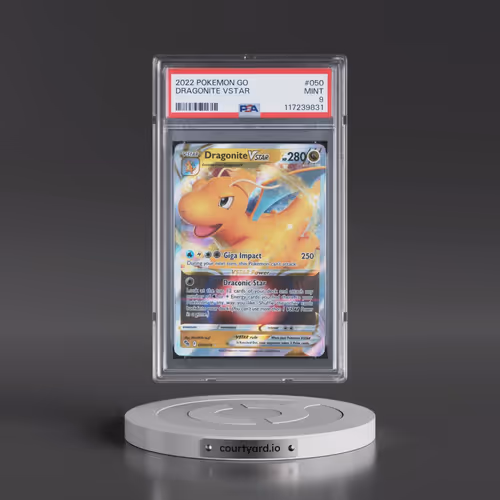 2022 Pokémon Go #050 Dragonite Vstar (PSA 9 MINT)