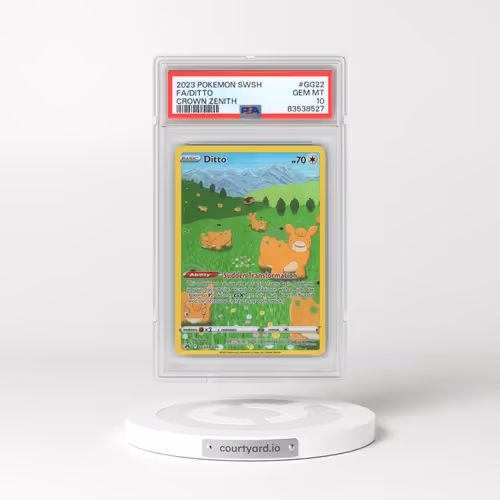 2023 Pokémon Sword and Shield Crown Zenith #GG22 Ditto - Full Art (PSA 10 GEM MINT)