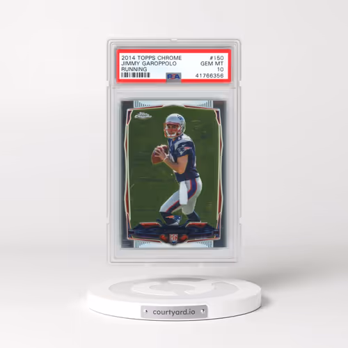 2014 Topps Chrome #150 Jimmy Garoppolo - Running (PSA 10 GEM MINT)