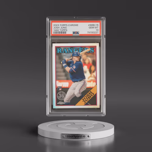 2023 Topps Chrome 1988 Topps Baseball #88BC15 Josh Jung (PSA 10 GEM MINT)