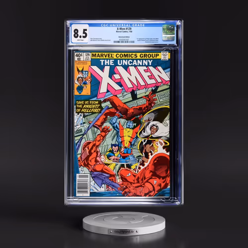 X-Men #129 CGC 8.5 White Pages (Marvel Comics, 1/80) - Newsstand Edition