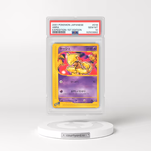 2001 Japanese Expedition #18 Abra - 1st Edition (PSA 10 GEM MINT)