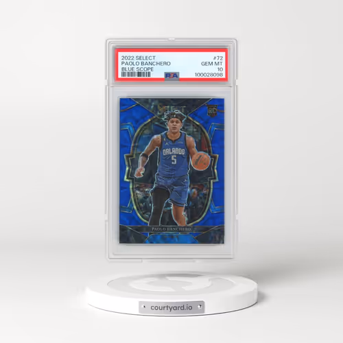 2022 Panini Select #72 Paolo Banchero - Blue Scope (PSA 10 GEM MINT)