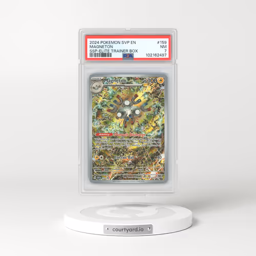 2024 Pokémon Svp EN-SV Black Star Promo #159 Magneton - Surging Sparks Elite Trainer Box (PSA 7 NM)
