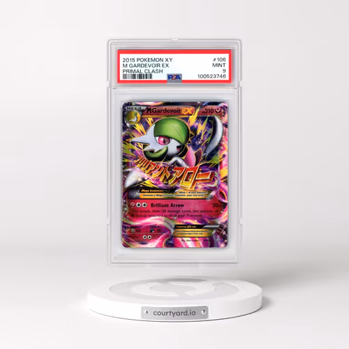 2015 Pokémon XY Primal Clash #106 M Gardevoir EX - Holo (PSA 9 MINT)
