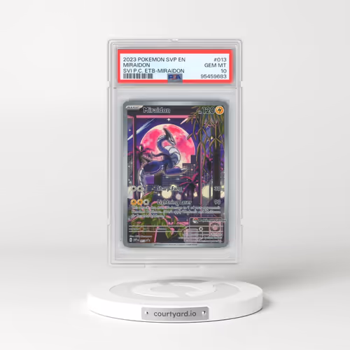 2023 Pokémon Svp EN-SV Black Star Promo #013 Miraidon - Scarlet & Violet Pokemon Center Elite Trainer Box-Miraidon (PSA 10 GEM MINT)