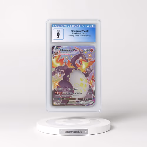 2021 Shining Fates #SV107/SV122 Charizard VMAX - Shiny Vault Holo (CGC 9 MINT)