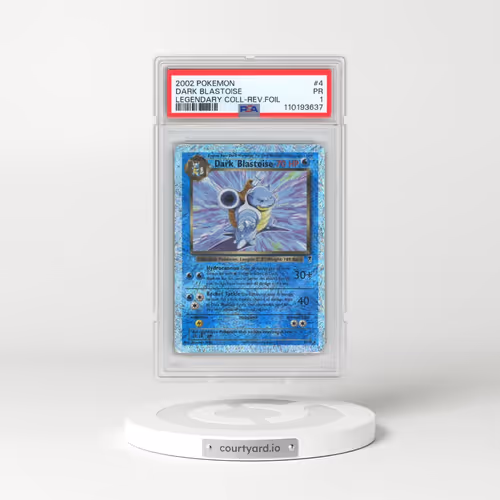2002 Pokémon Legendary Collection #4 Dark Blastoise - Reverse Foil (PSA 1 PR)