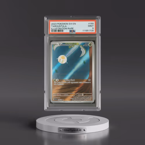 2023 Pokémon Svi EN-Scarlet & Violet #199 Tarountula - Illustration Rare (PSA 9 MINT)