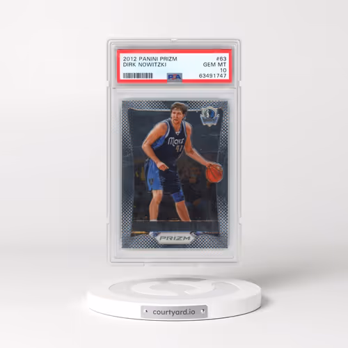 2012 Panini Prizm #63 Dirk Nowitzki (PSA 10 GEM MINT)